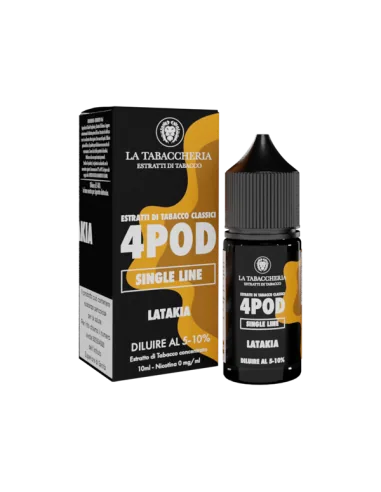 Latakia - 4POD - Tabaccheria - 10ml
