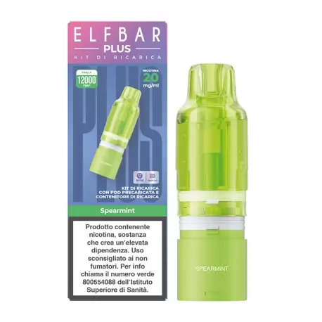 Spearmint - Elfbar Plus - Ricarica